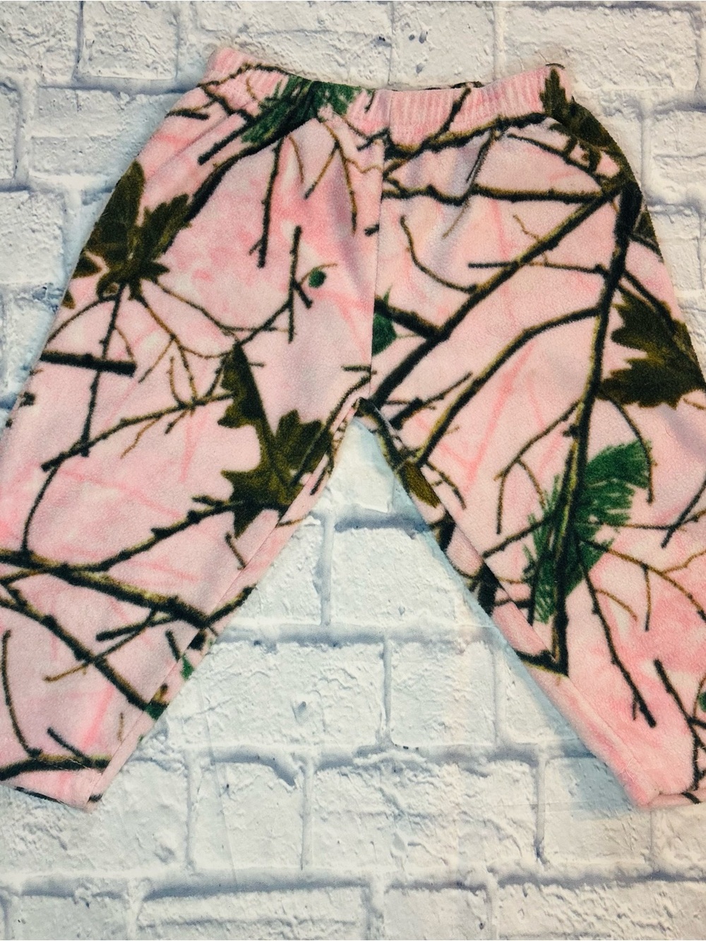 Girls 2T Pink Camo Fleece Pants, By Trail Crest